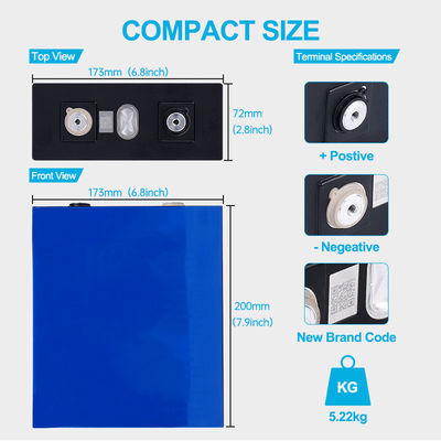 литий-ионный аккумулятор 3.2Volt 280ah 1C изготовленный на заказ пакует для солнечной системы силы
