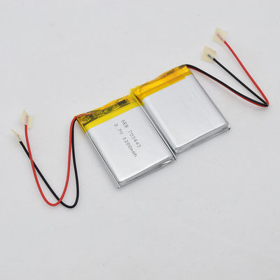 батарея полимера иона лития 0.2C 3.7v 1200mah