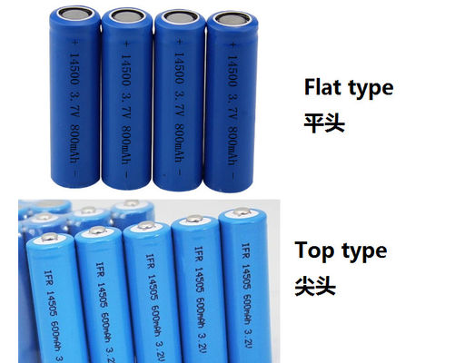 14500 3.2V600mah батарея лития LiFePO4