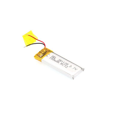 501225 3,7 батарея шлемофона батареи 0.37Wh Bluetooth v 100mah Lipo
