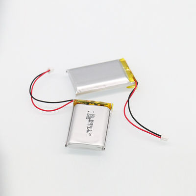 батареи полимера лития 3.8V 100mAh 500830 ультратонкие перезаряжаемые для умного браслета
