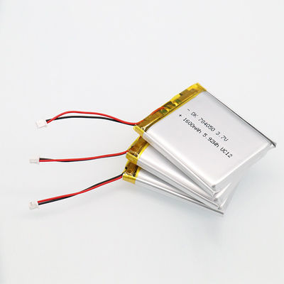 Батарея полимера иона лития ДОСТИГАЕМОСТИ 3.7v 1600mah для умной пригодной для носки медицинской службы
