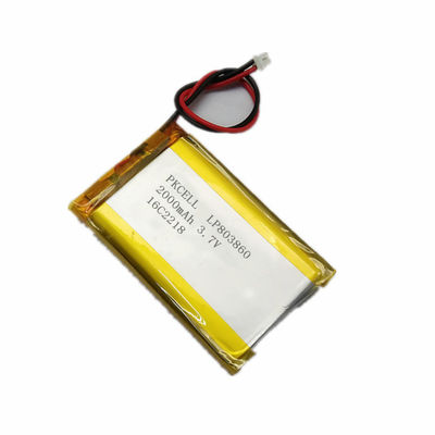 батарея литий-ионного аккумулятора 3,7 v 200mah Lipo 5mm высокотемпературная с CE UL
